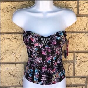 Hula Honey Swim Tank Removable Strap NWT Y2k